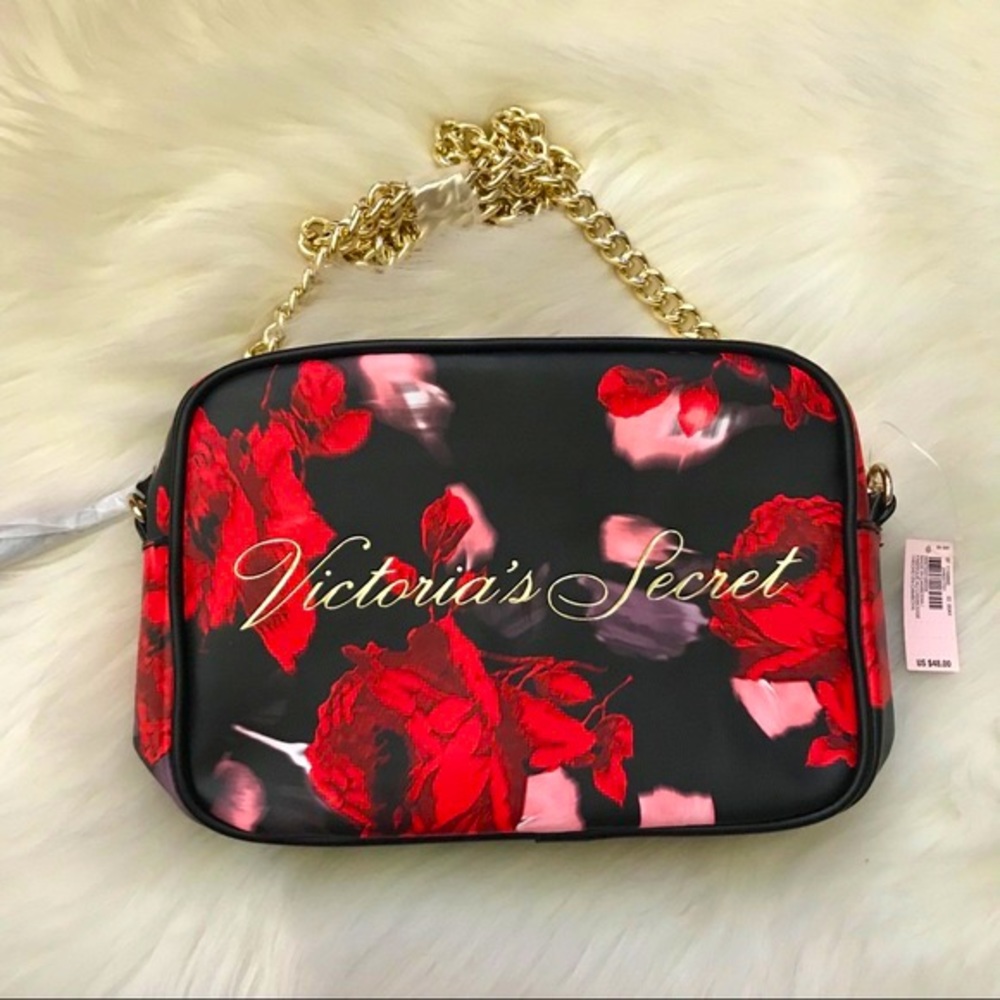 Rose print chin bag